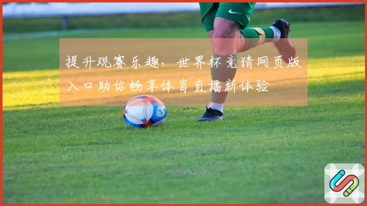 提升观赛乐趣，世界杯竞猜网页版入口助你畅享体育直播新体验